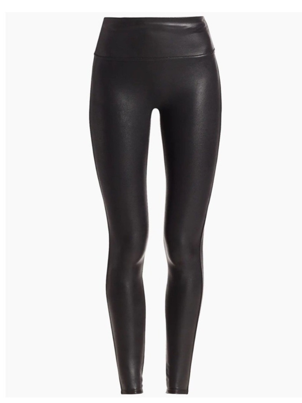 Spanx | Faux Leather Leggings Size M Tummy Control 2437 $98